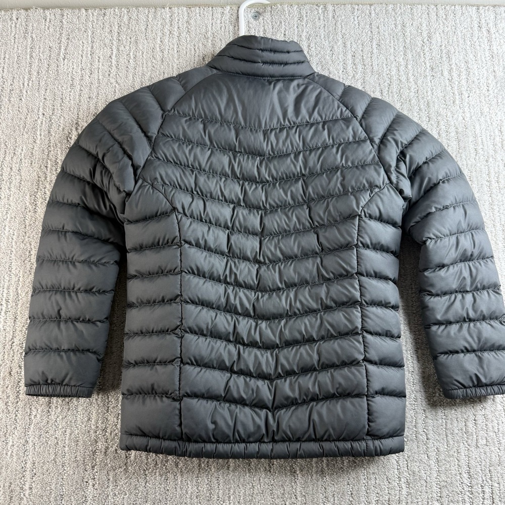 Polo Ralph Lauren Boys Size 6 Quilted Puffer Jacket Zipper Pockets Charcoal Grey - Picture 3 of 7